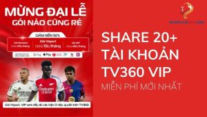 tài khoản TV360 vip miễn phí
