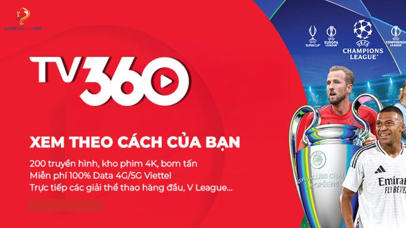 TV360 của Viettel giá rẻ, tập trung thể thao độc quyền
